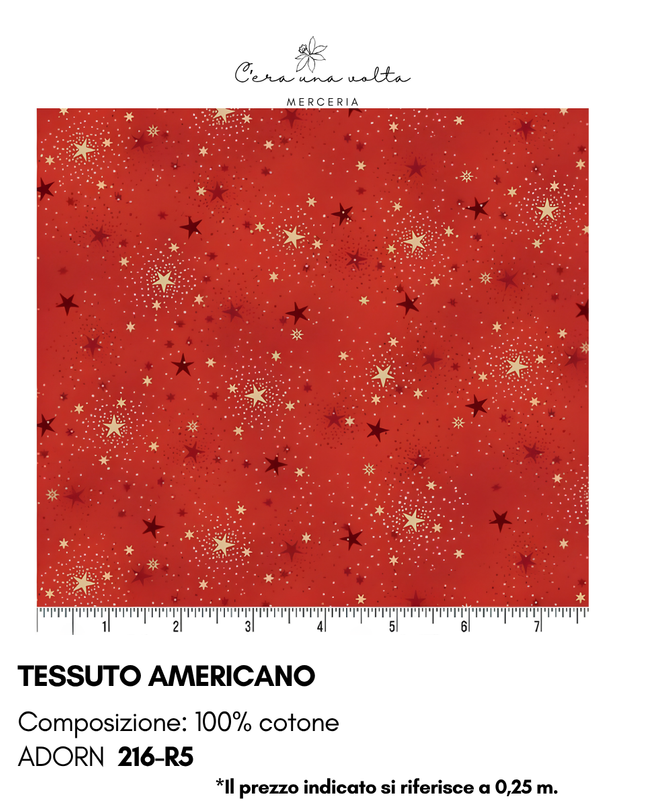 Tessuto americano Natale