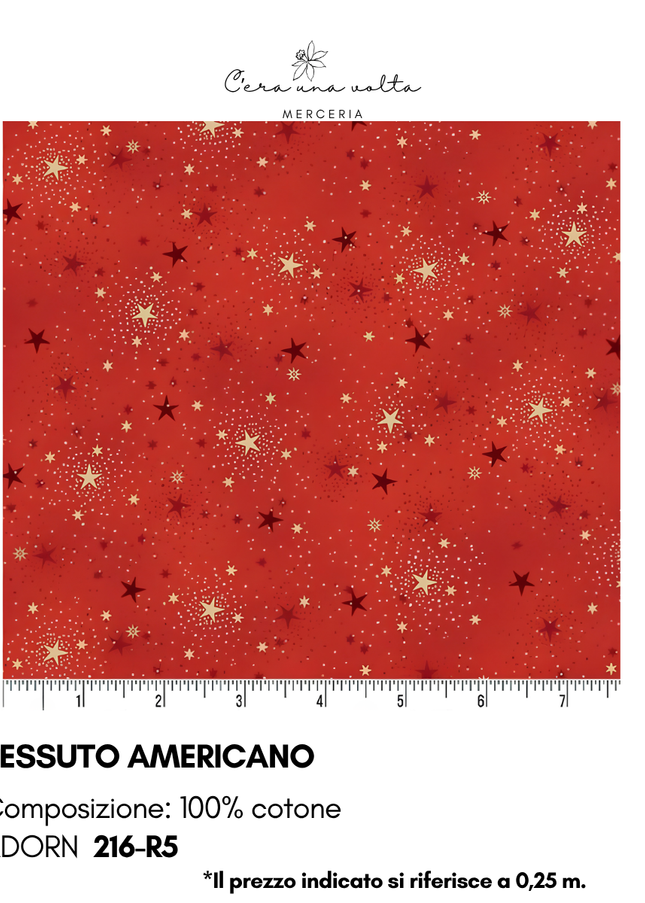 Tessuto americano Natale