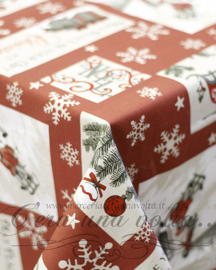 Tessuto Natale Vintage