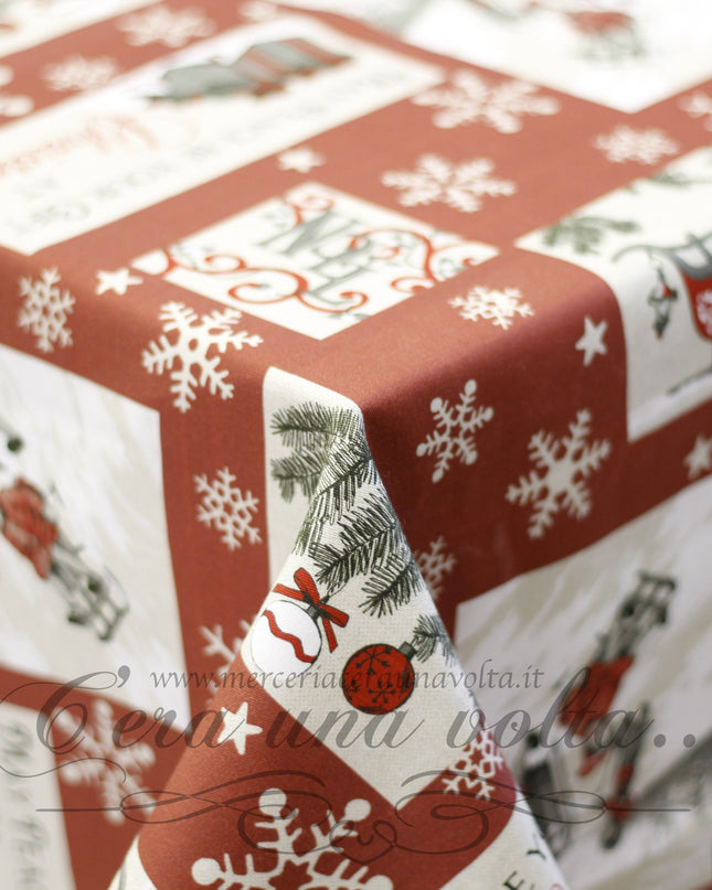 Tessuto Natale Vintage