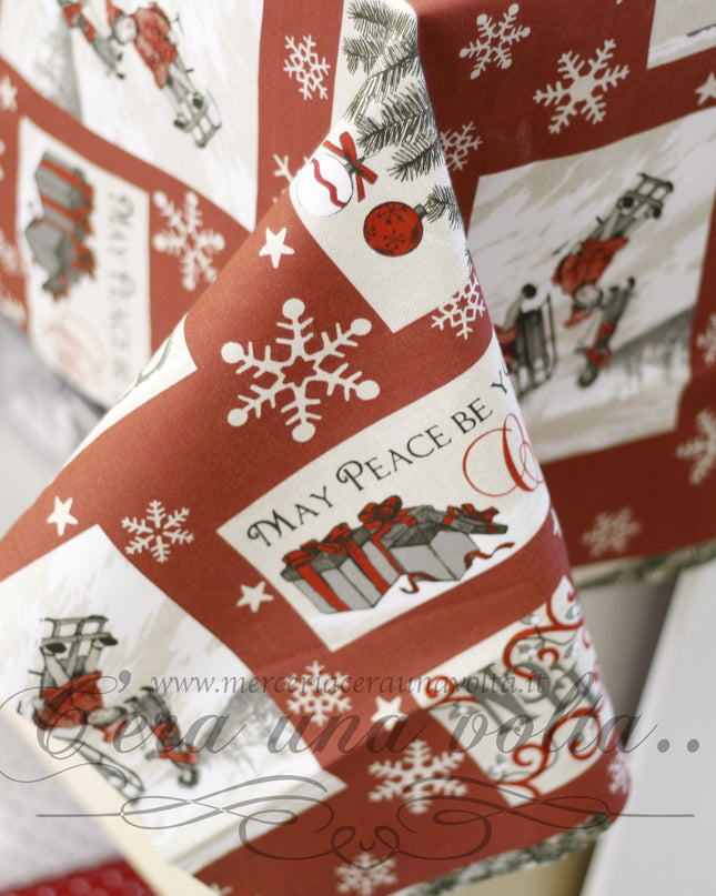 Tessuto Natale Vintage