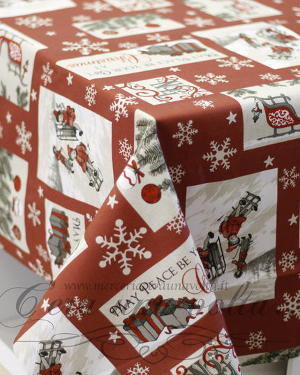 Tessuto Natale Vintage