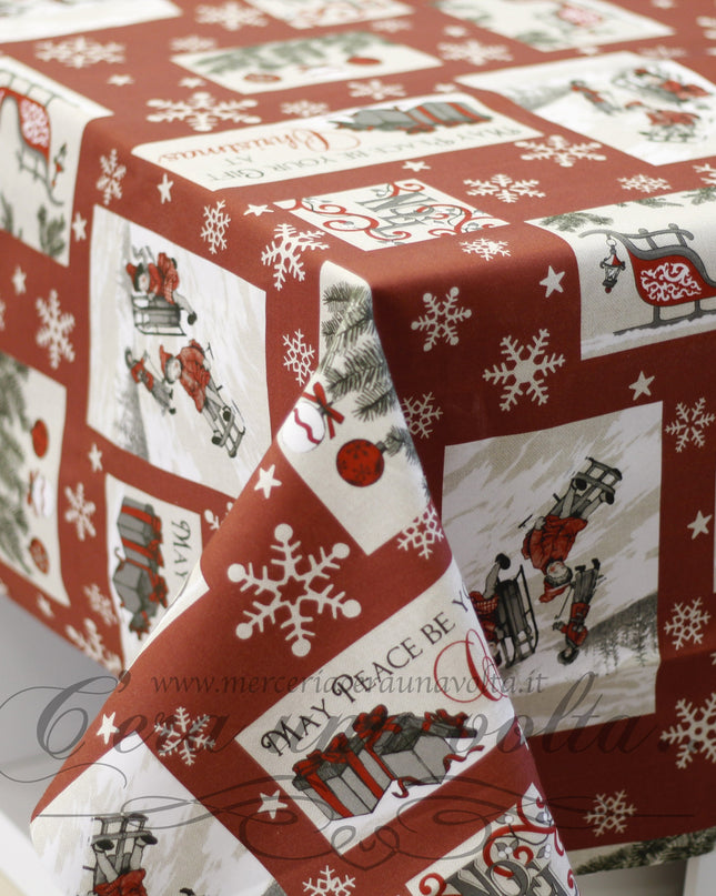 Tessuto Natale Vintage