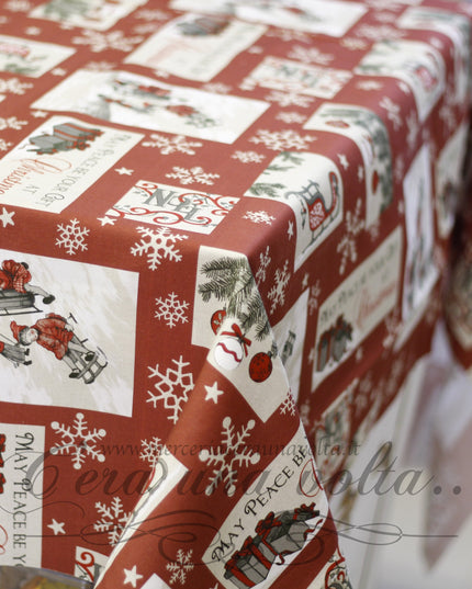 Tessuto Natale Vintage