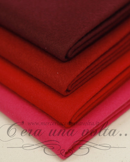 Set 16  fogli pannolenci Tinta unita