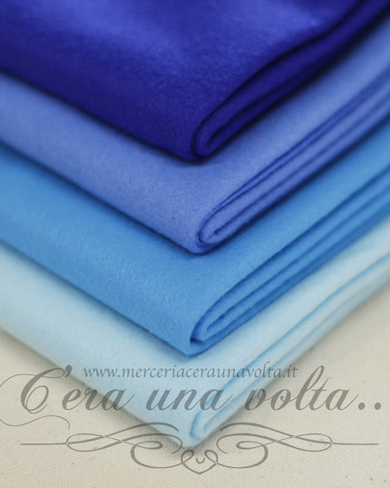 Set 16  fogli pannolenci Tinta unita