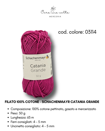 Filato 100% Cotone - Schachenmayr Catania Grande