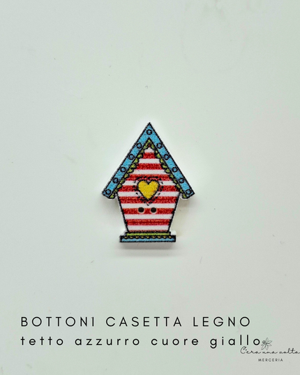 Bottoni CASETTA in legno