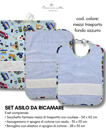 Set asilo fantasia da ricamo