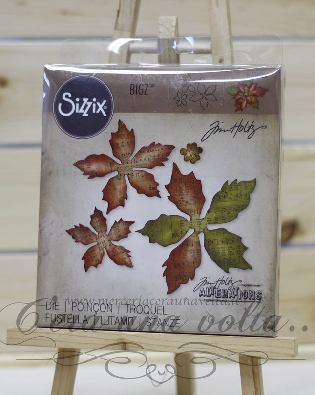 Fustella Bigz Die Tattered Poinsettia By Tim Holtz SX 658261