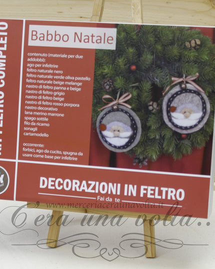 Kit in feltro Babbo Natale