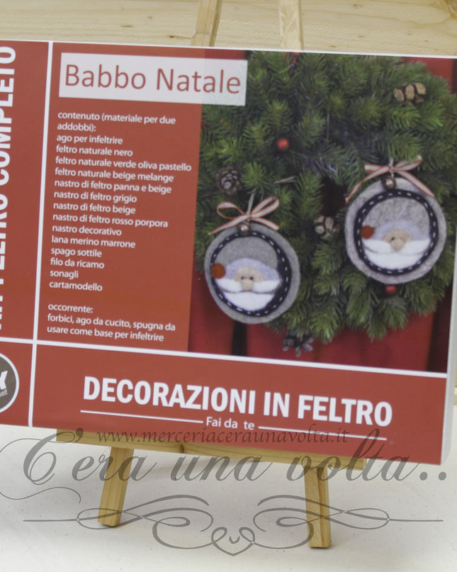 Kit in feltro Babbo Natale