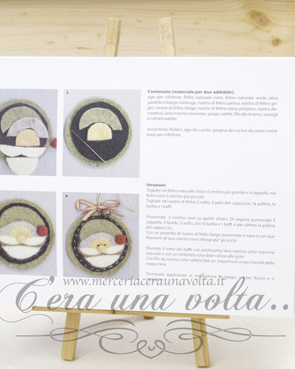 Kit in feltro Babbo Natale