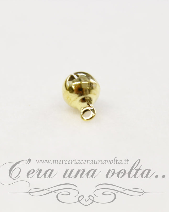 Campanelle natalizie dorate  set 15 pz