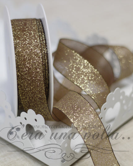 Nastro in organza  Glittering