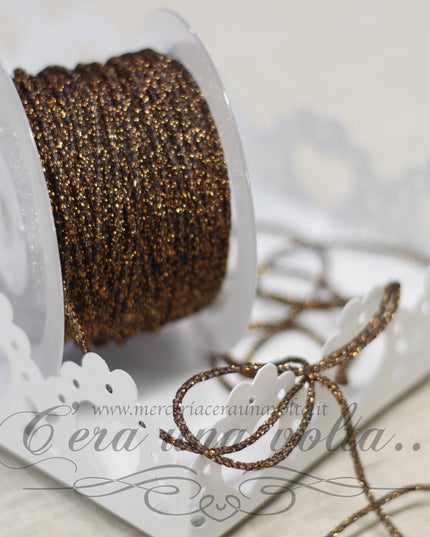 Cordoncino Lurex Bronzo