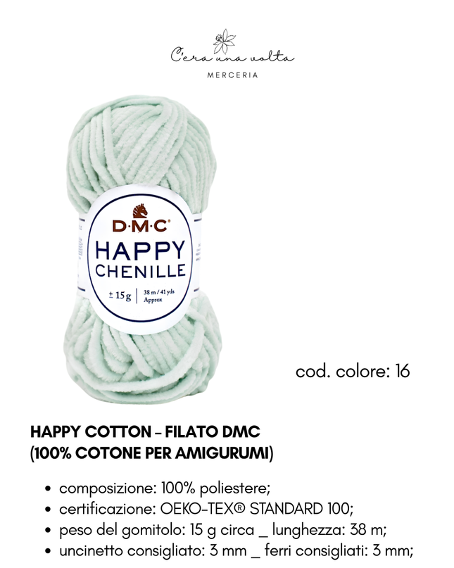 DMC Happy Chenille – Filato per amigurumi