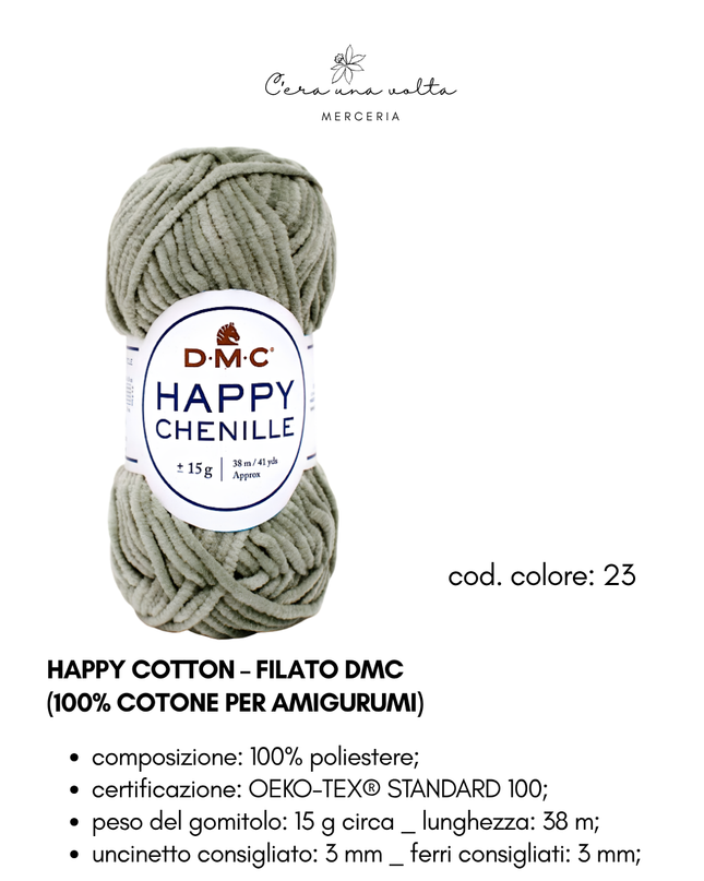 DMC Happy Chenille – Filato per amigurumi