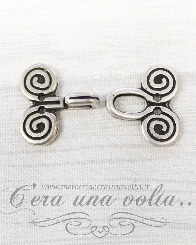 Ganci e occhielli rodiati