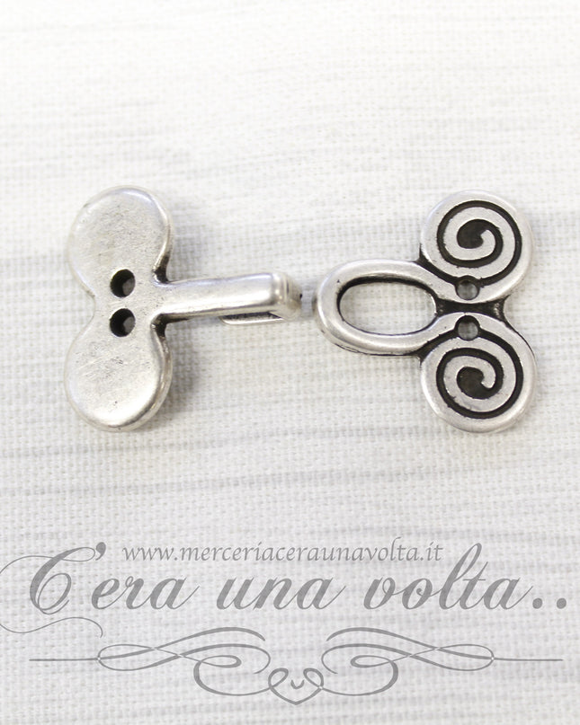 Ganci e occhielli rodiati