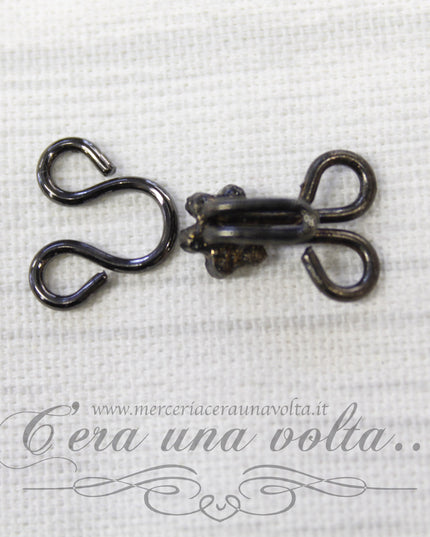 Ganci per abbigliamento con strass a fiore