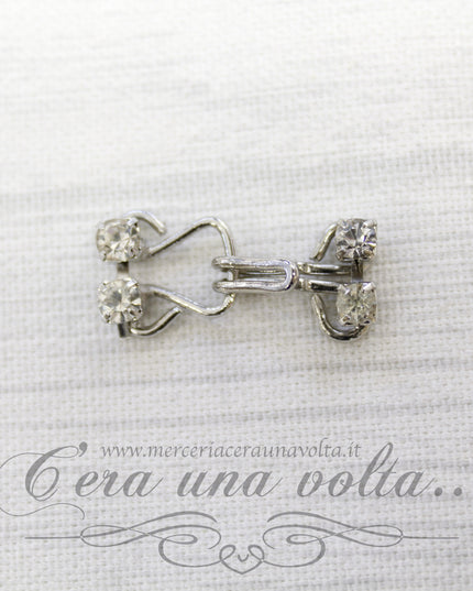 Ganci per abbigliamento con strass