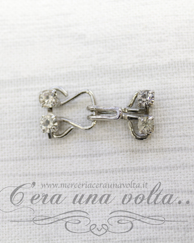 Ganci per abbigliamento con strass