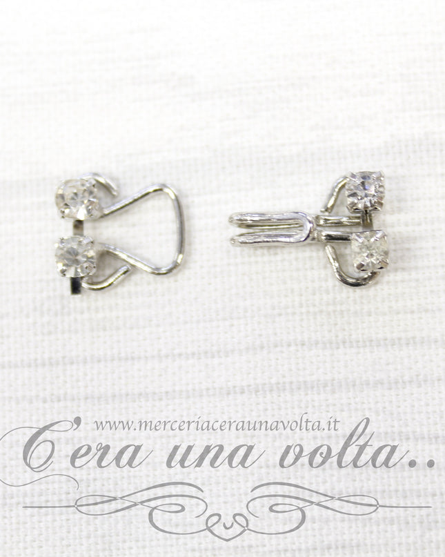 Ganci per abbigliamento con strass