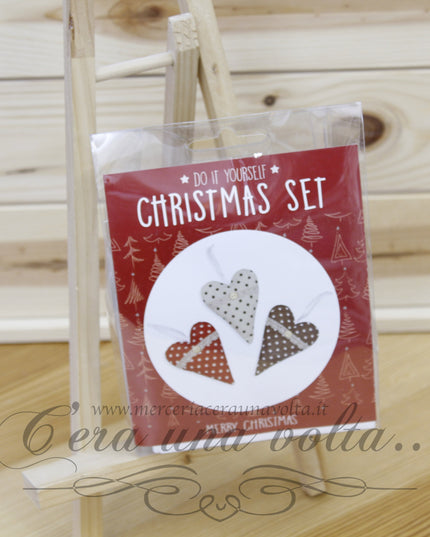 Kit in stoffa cuori