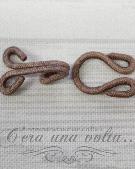 6 Pz Ganci e Occhielli rivestiti piccoli