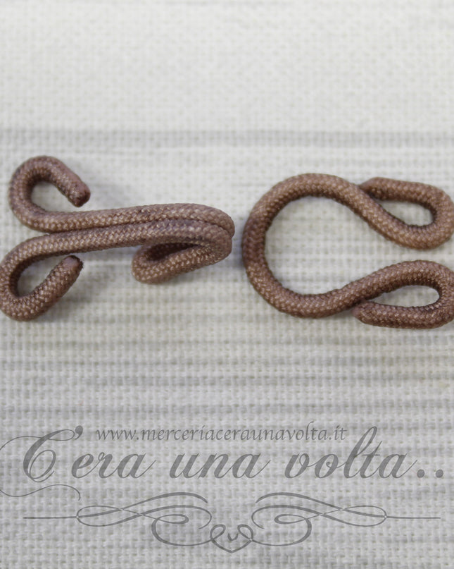 6 Pz Ganci e Occhielli rivestiti piccoli