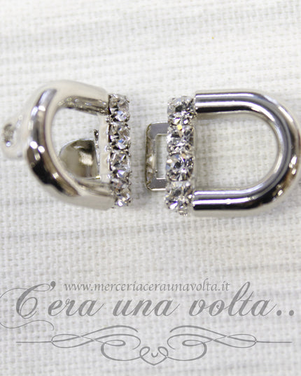 Agganciature per abbigliamento con strass