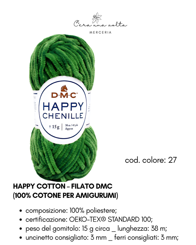 DMC Happy Chenille – Filato per amigurumi