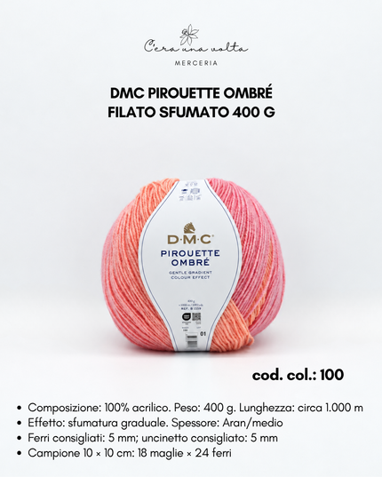 DMC Pirouette Ombré – Filato Sfumato 400 g