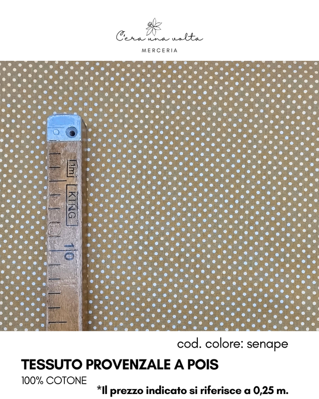 Tessuto provenzale a pois