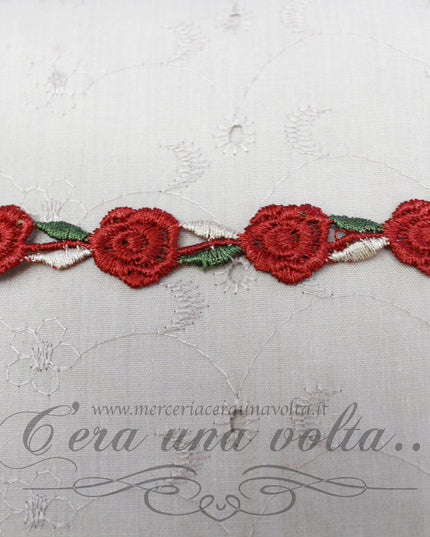 Passamaneria Rose Rosse