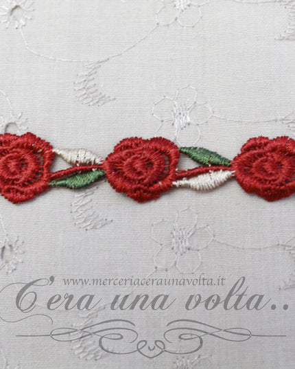 Passamaneria Rose Rosse