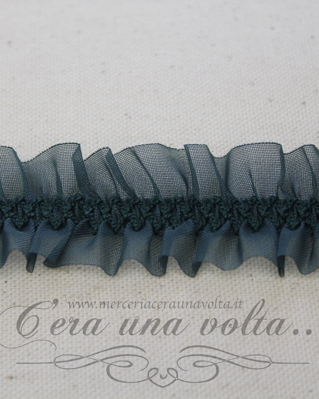 Passamaneria tramezzo in organza elasticizzata