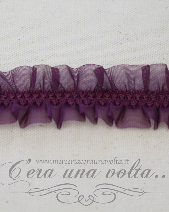Passamaneria tramezzo in organza elasticizzata