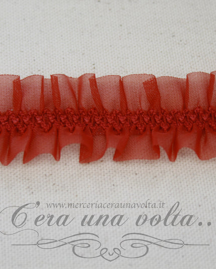 Passamaneria tramezzo in organza elasticizzata