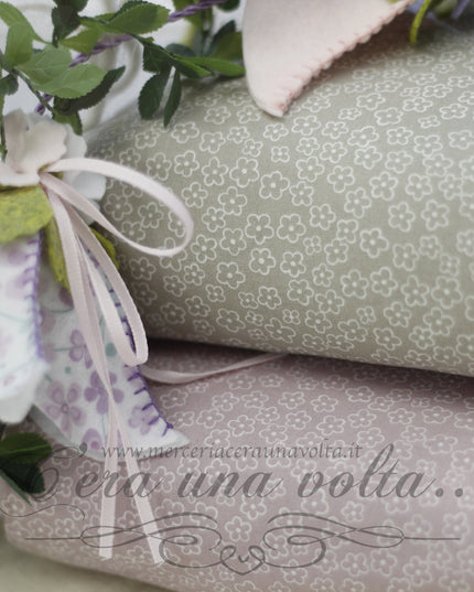 Tessuto in cotone fiori