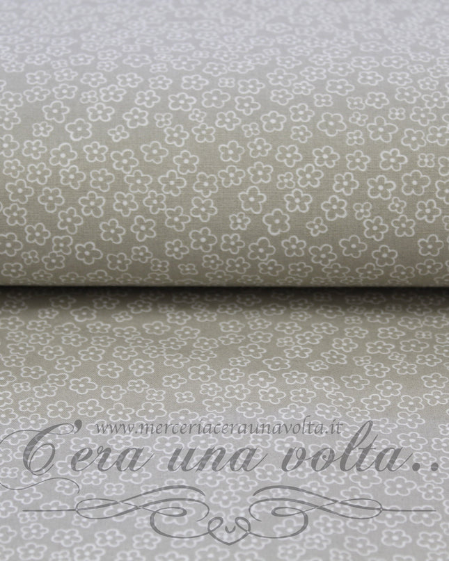 Tessuto in cotone fiori