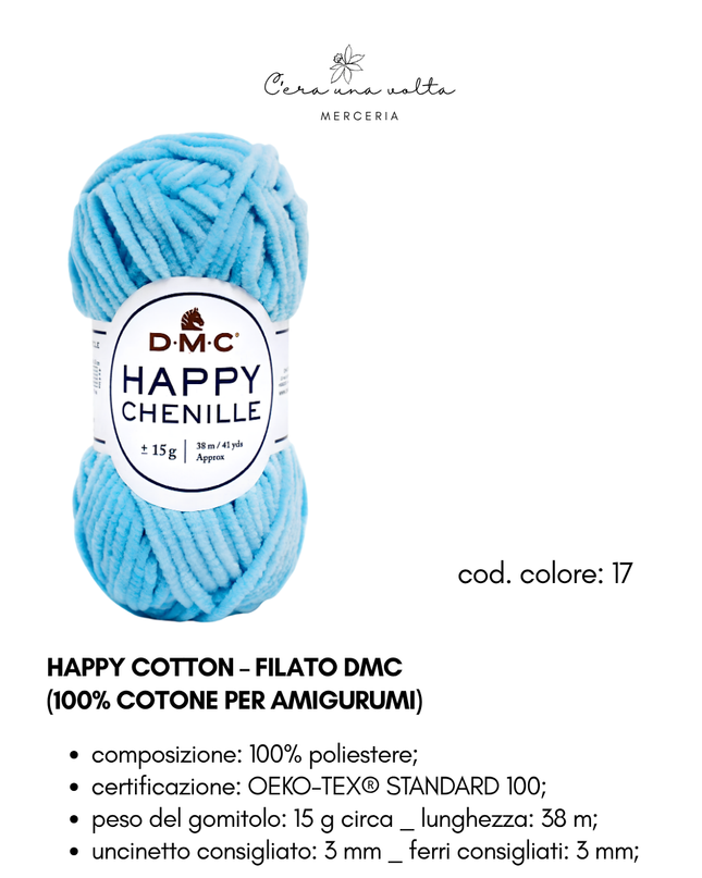 DMC Happy Chenille – Filato per amigurumi