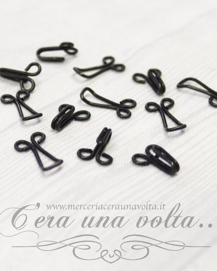 Ganci per abbigliamento neri grandi