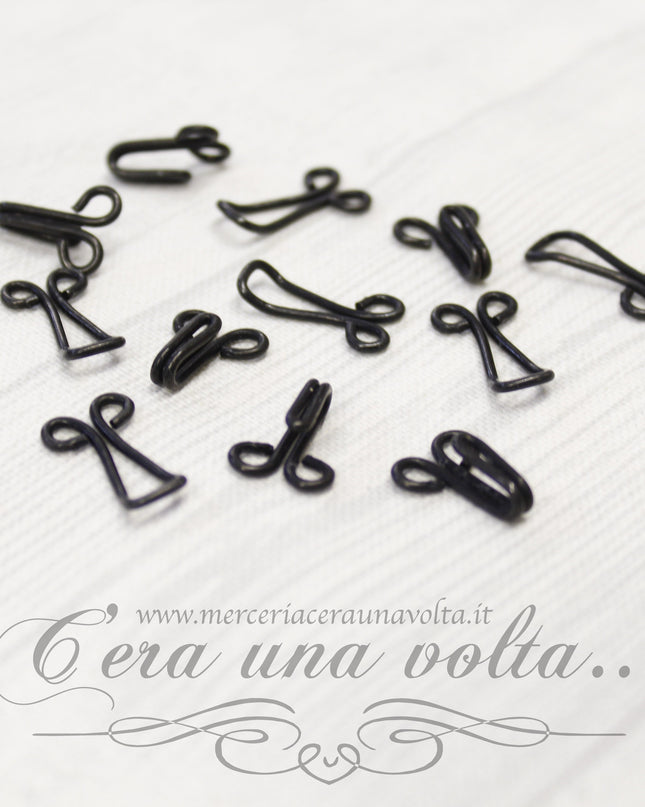 Ganci per abbigliamento neri grandi