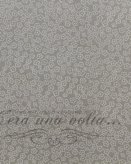 Tessuto in cotone fiori