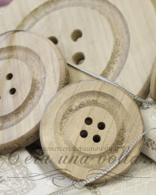 Bottoni in legno grandi