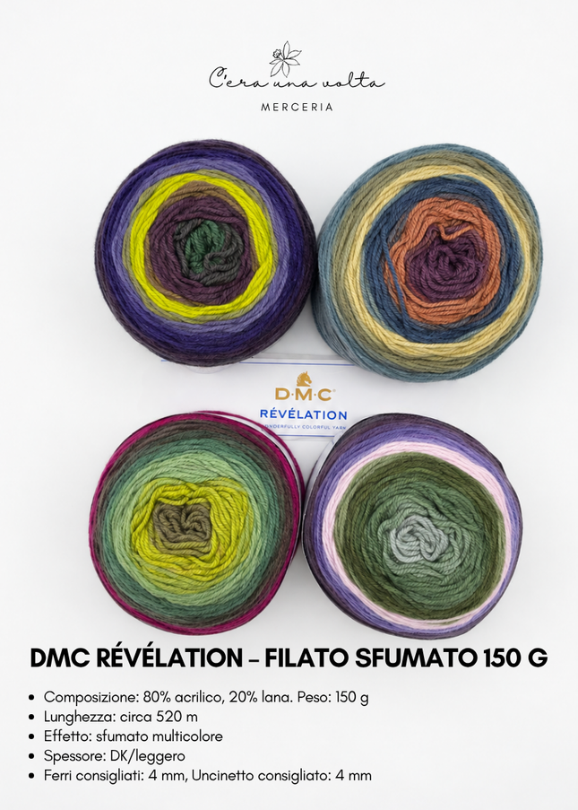DMC Révélation – Filato Sfumato 150 g