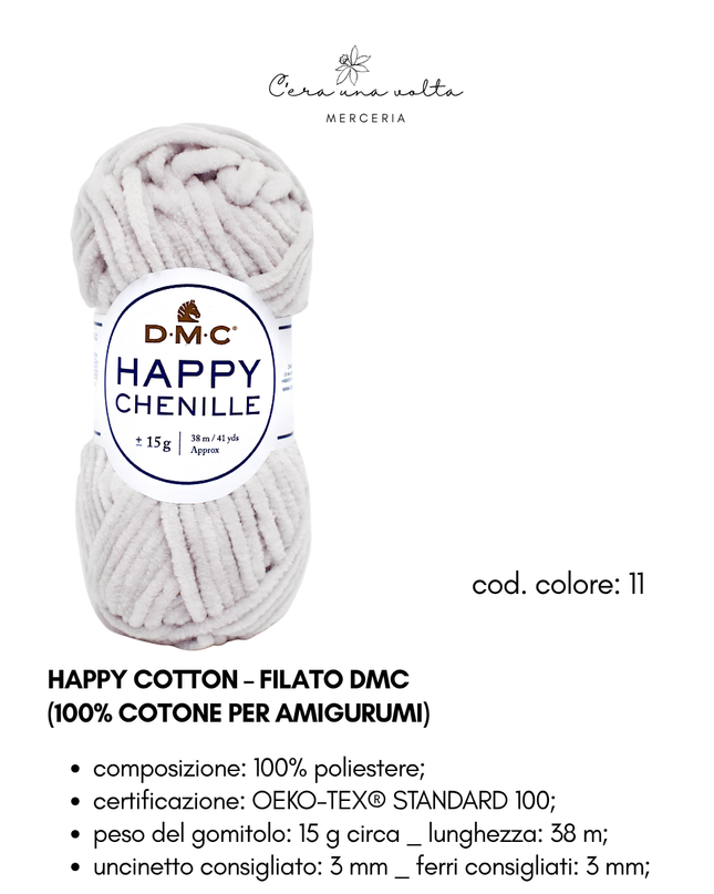 DMC Happy Chenille – Filato per amigurumi