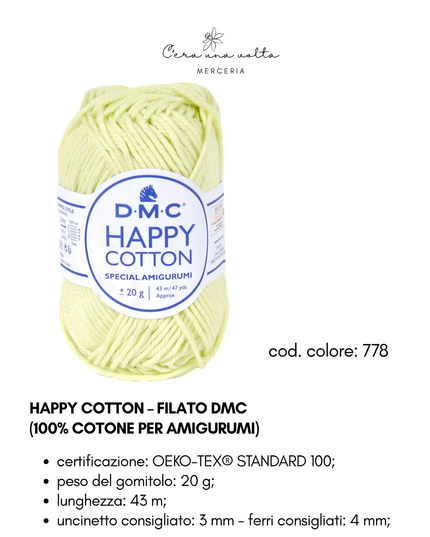 Happy Cotton – Filato DMC (100% cotone per amigurumi)